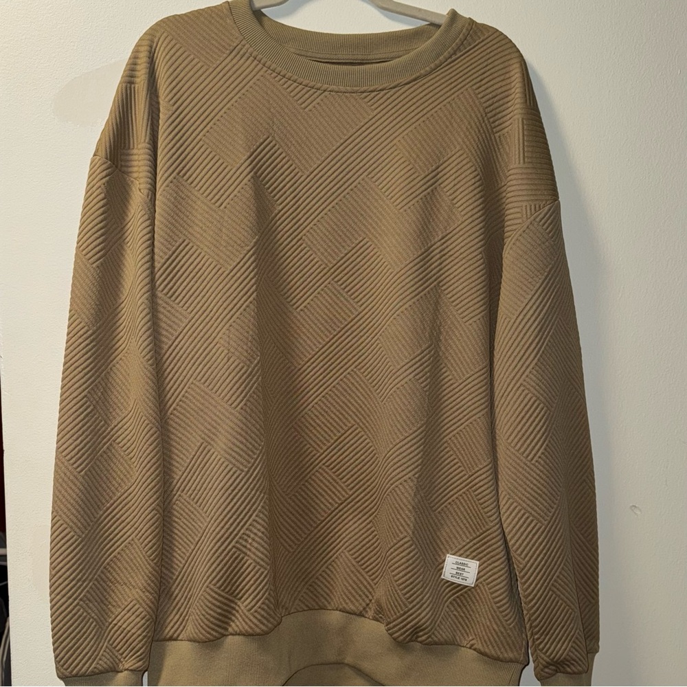 Men's Tan Sweater